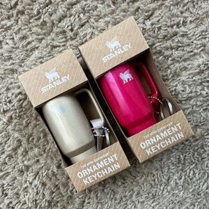 BUNDLE Stanley Water Bottle Keychain Ornament Set